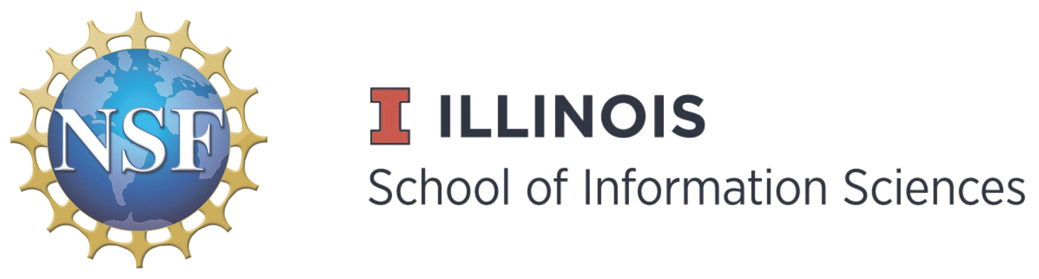 acknowledgments: NSF and the iSchool at University of Illinois